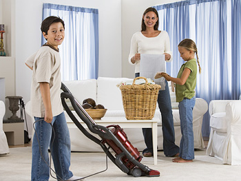 family cleaning